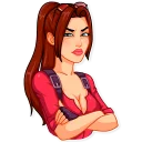 😑-Tomb Raider, Telegram Sticker