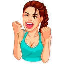 😆-Tomb Raider, Telegram Sticker