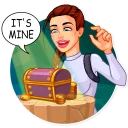 🤑-Tomb Raider, Telegram Sticker
