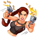 🔫-Tomb Raider, Telegram Sticker