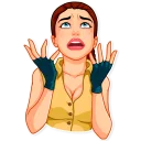 ❓-Tomb Raider, Telegram Sticker