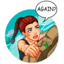 🤕-Tomb Raider, Telegram Sticker