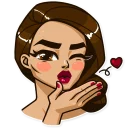 😘-Santa Claudia, Telegram Sticker