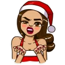 😾-Santa Claudia, Telegram Sticker