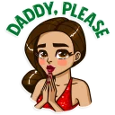 🙏-Santa Claudia, Telegram Sticker