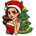 👋-Santa Claudia, Telegram Sticker