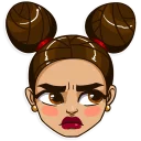 😒-Santa Claudia, Telegram Sticker