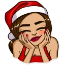 😊-Santa Claudia, Telegram Sticker