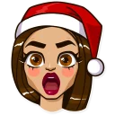 😨-Santa Claudia, Telegram Sticker