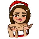 👐-Santa Claudia, Telegram Sticker