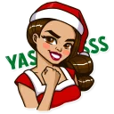 ✊-Santa Claudia, Telegram Sticker