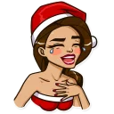 😂-Santa Claudia, Telegram Sticker
