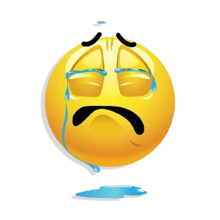 😭-Laughing Stickers, Telegram Sticker