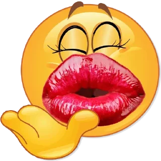 😘-Laughing Stickers, Telegram Sticker