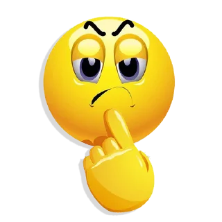 😕-Laughing Stickers, Telegram Sticker