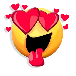 😍-Laughing Stickers, Telegram Sticker