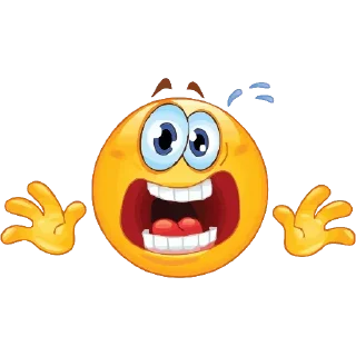 😱-Laughing Stickers, Telegram Sticker
