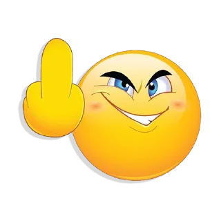 🖕-Laughing Stickers, Telegram Sticker