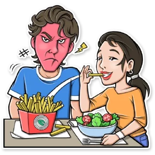 😡-@LEAFtoken, Telegram Sticker