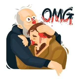 😵-Legends Of Art, Telegram Sticker