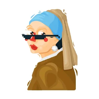 😎-Legends Of Art, Telegram Sticker