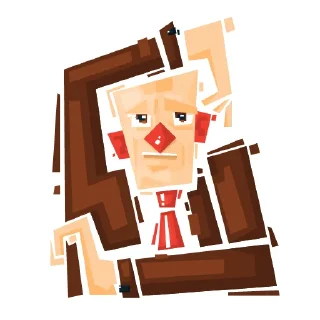 😐-Legends Of Art, Telegram Sticker