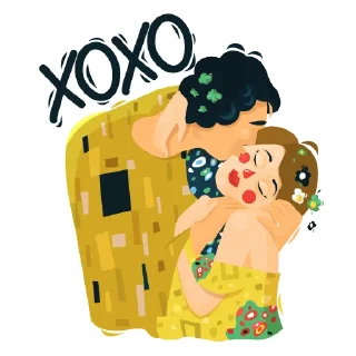 😘-Legends Of Art, Telegram Sticker