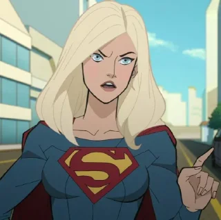 🦸‍♀-Supergirl   @TheNightwingDG, Telegram Sticker
