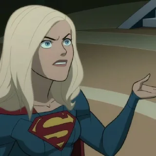 🦸‍♀-Supergirl   @TheNightwingDG, Telegram Sticker