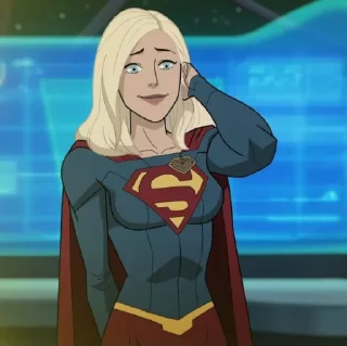 🦸‍♀-Supergirl   @TheNightwingDG, Telegram Sticker