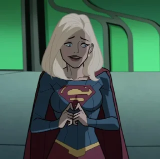 🦸‍♀-Supergirl   @TheNightwingDG, Telegram Sticker