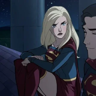 🦸‍♀-Supergirl   @TheNightwingDG, Telegram Sticker