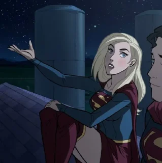 🦸‍♀-Supergirl   @TheNightwingDG, Telegram Sticker