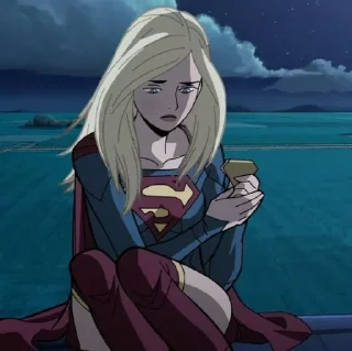 🦸‍♀-Supergirl   @TheNightwingDG, Telegram Sticker