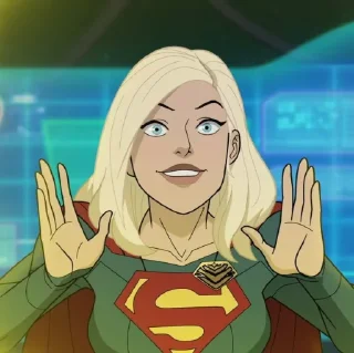 🦸‍♀-Supergirl   @TheNightwingDG, Telegram Sticker