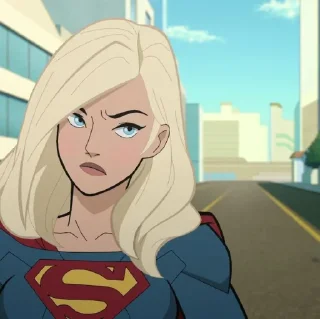 🦸‍♀-Supergirl   @TheNightwingDG, Telegram Sticker
