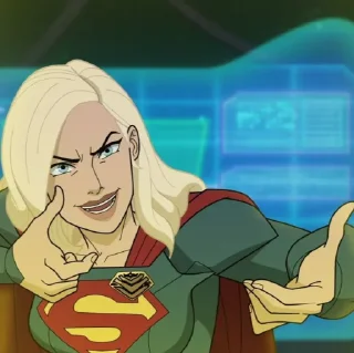 🦸‍♀-Supergirl   @TheNightwingDG, Telegram Sticker