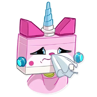 😢-Unikitty, Telegram Sticker