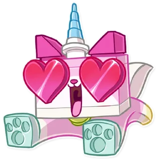 😍-Unikitty, Telegram Sticker