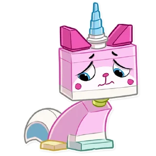 😔-Unikitty, Telegram Sticker