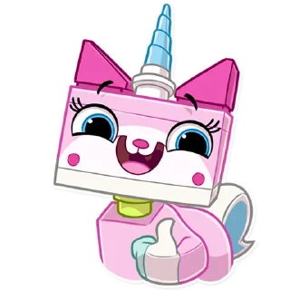 👍-Unikitty, Telegram Sticker
