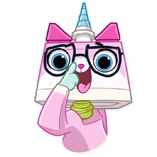 🤓-Unikitty, Telegram Sticker