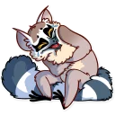 😂-Tailor the Lemur, Telegram Sticker