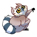 👎-Tailor the Lemur, Telegram Sticker