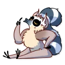 ☝-Tailor the Lemur, Telegram Sticker