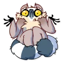 🤷-Tailor the Lemur, Telegram Sticker