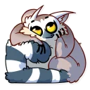 🙄-Tailor the Lemur, Telegram Sticker