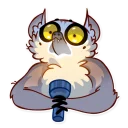 🔦-Tailor the Lemur, Telegram Sticker
