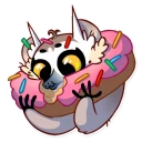 🍩-Tailor the Lemur, Telegram Sticker