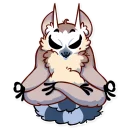 😌-Tailor the Lemur, Telegram Sticker